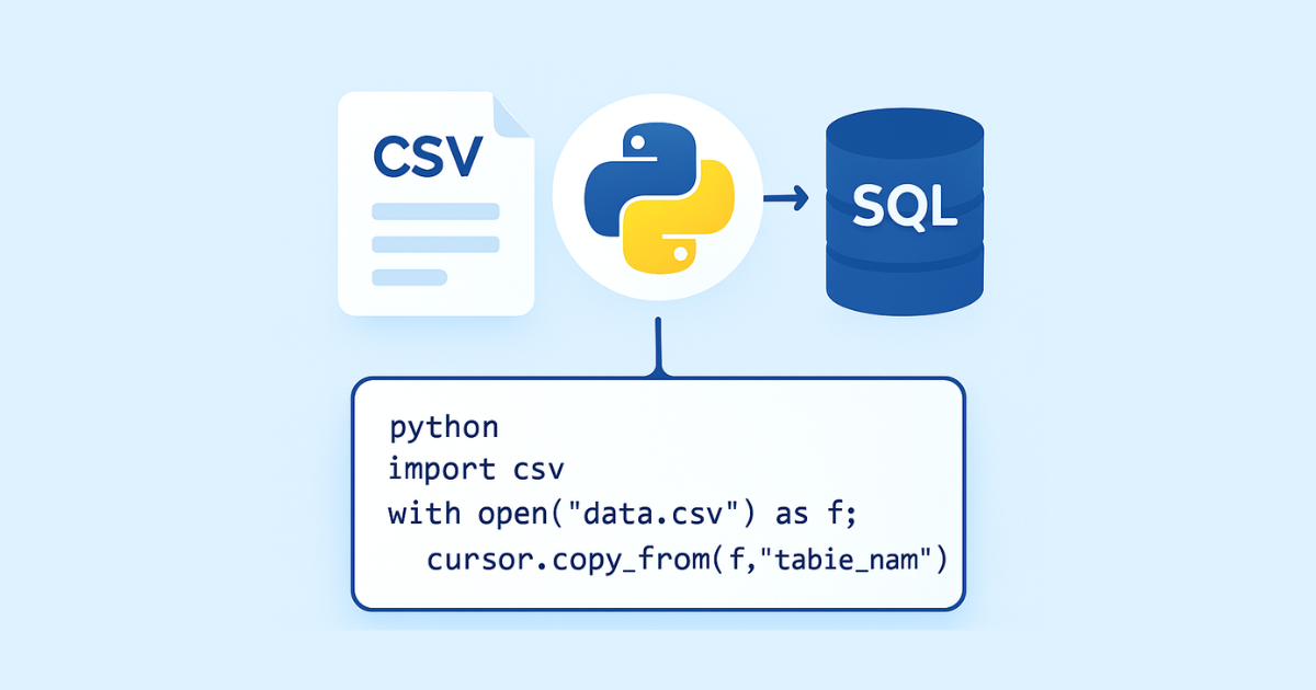 Convert CSV to SQL in Python
